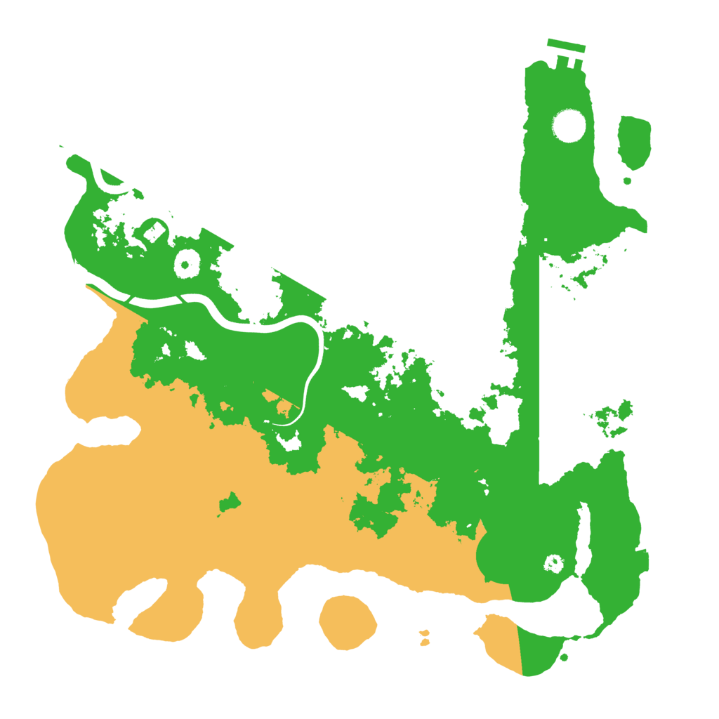Biome Rust Map: Procedural Map, Size: 3800, Seed: 68338148