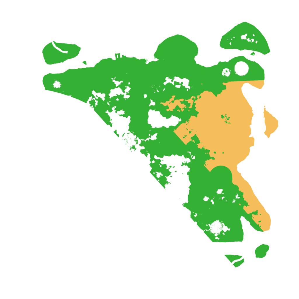 Biome Rust Map: Procedural Map, Size: 3700, Seed: 231995437