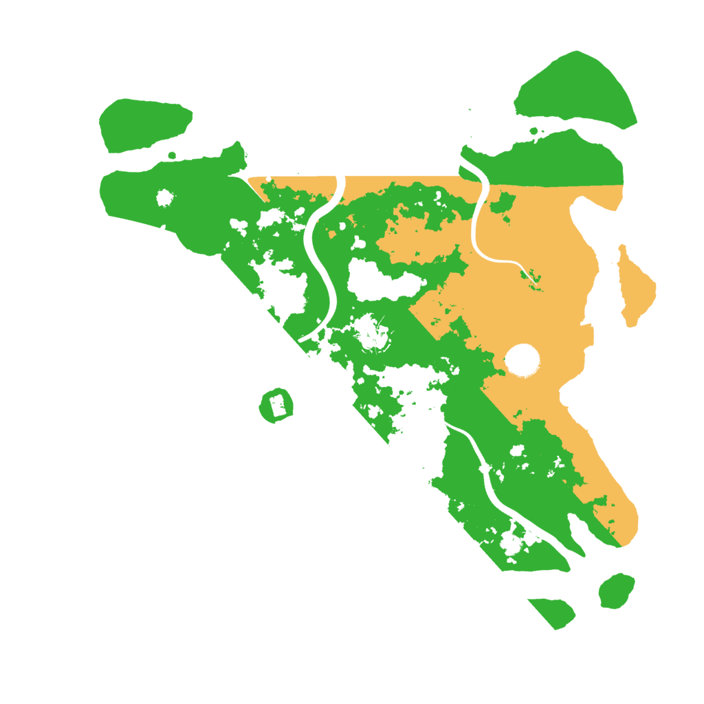 Biome Rust Map: Procedural Map, Size: 3700, Seed: 231995437