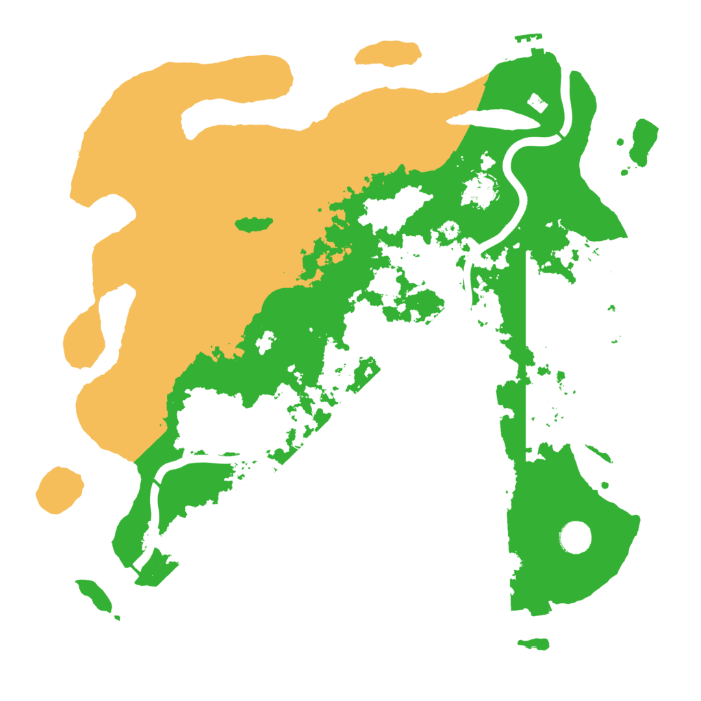 Biome Rust Map: Procedural Map, Size: 3900, Seed: 65040101