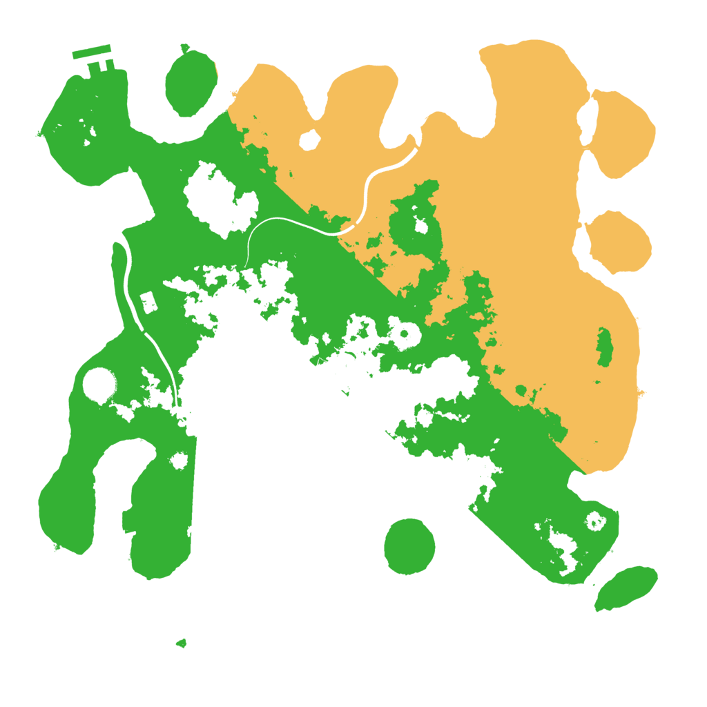 Biome Rust Map: Procedural Map, Size: 3700, Seed: 785108275