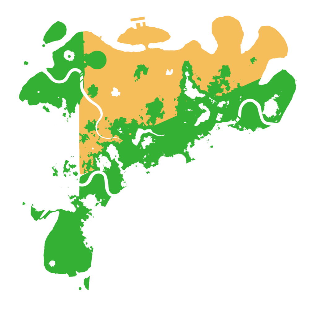 Biome Rust Map: Procedural Map, Size: 4500, Seed: 1345677470