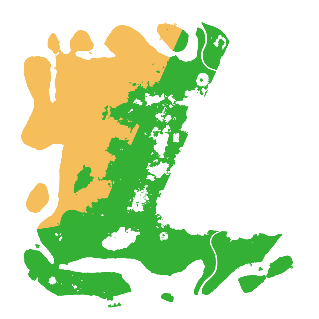 Biome Rust Map: Procedural Map, Size: 3750, Seed: 609493