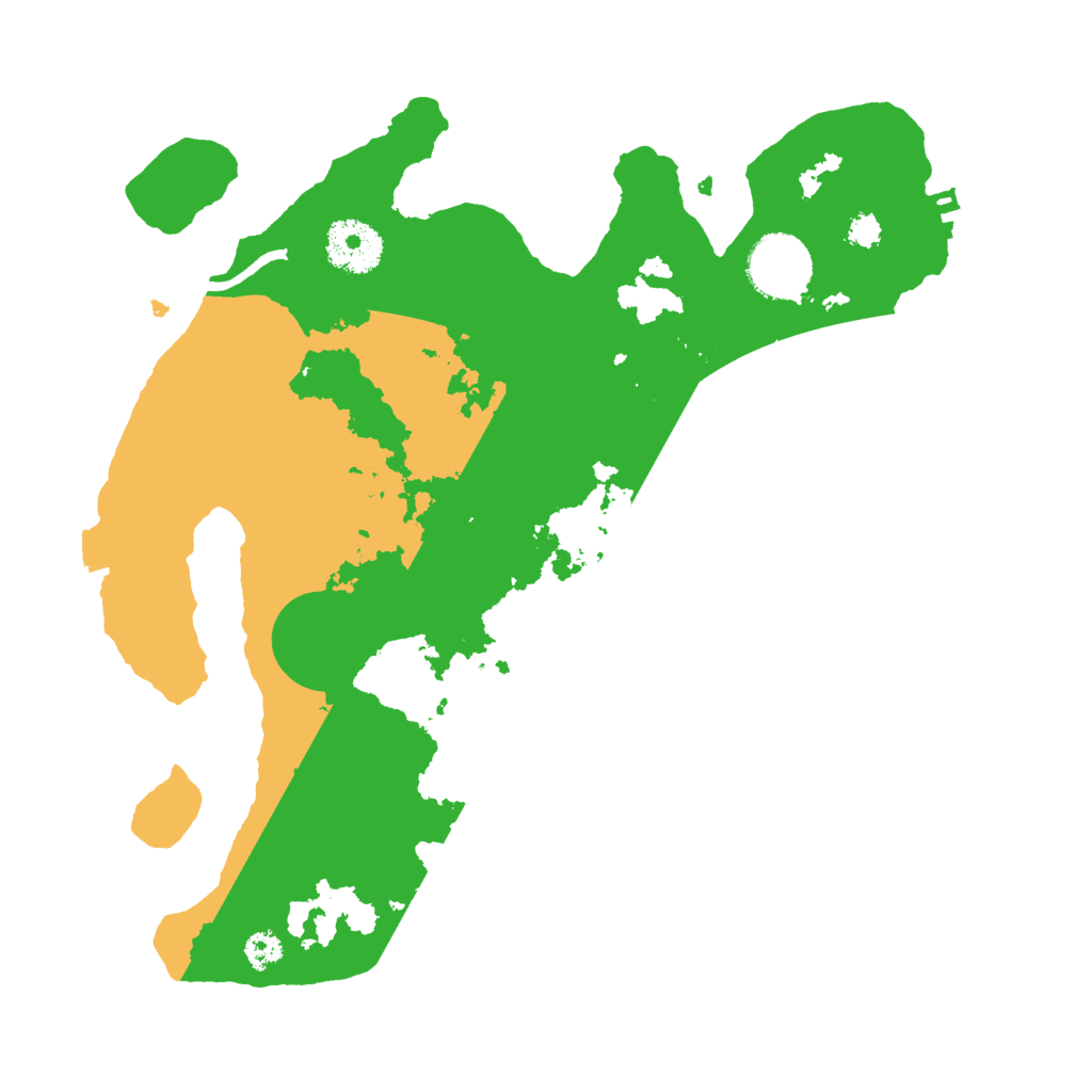 Biome Rust Map: Procedural Map, Size: 3000, Seed: 12110