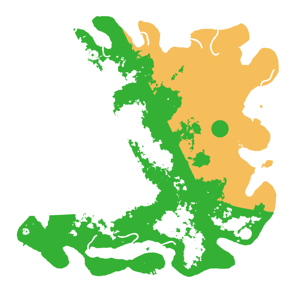 Biome Rust Map: Procedural Map, Size: 4500, Seed: 234761