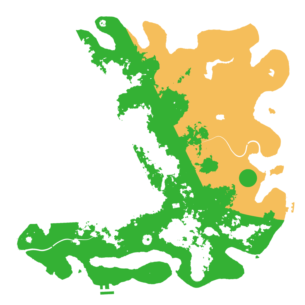 Biome Rust Map: Procedural Map, Size: 4500, Seed: 234761