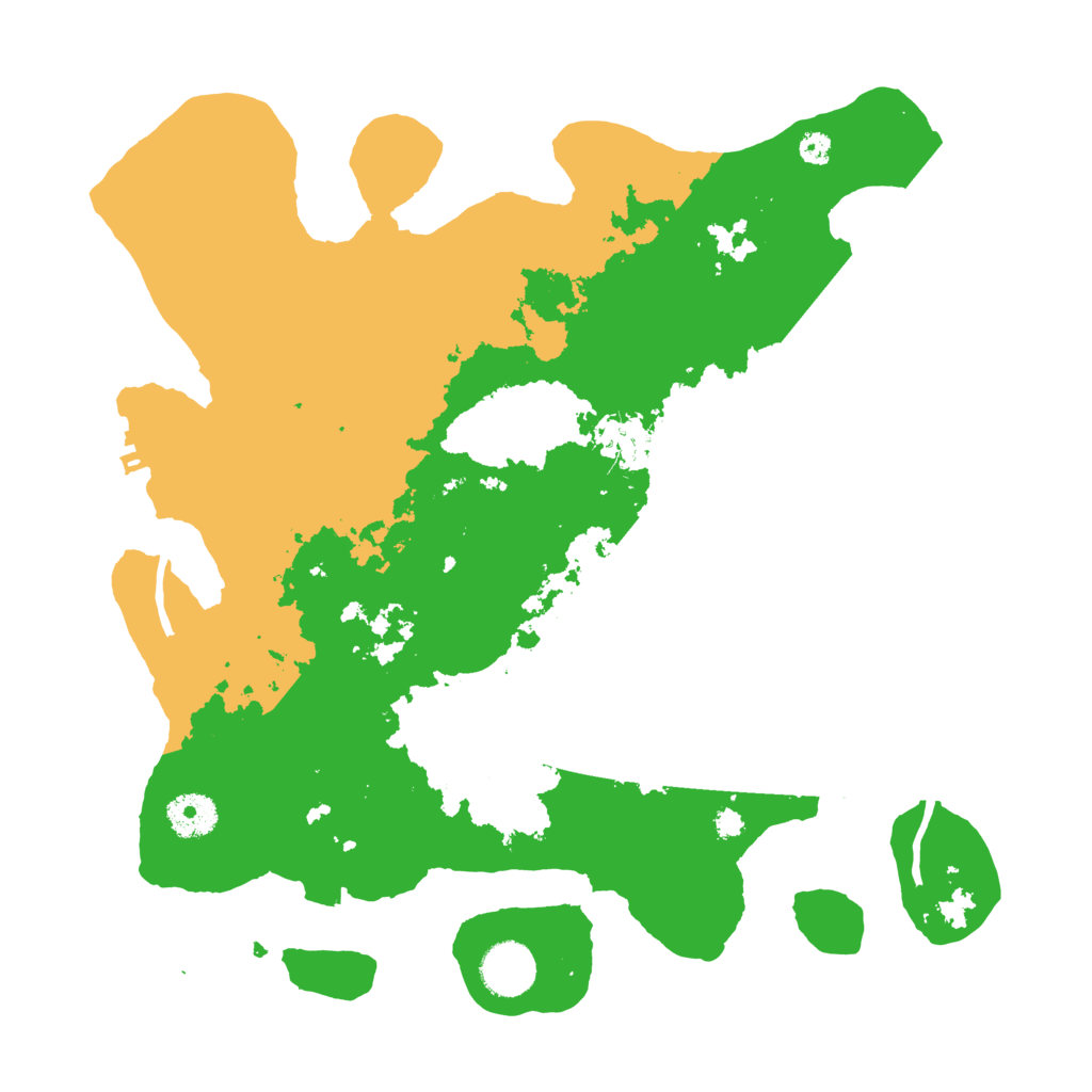 Biome Rust Map: Procedural Map, Size: 3500, Seed: 68093970