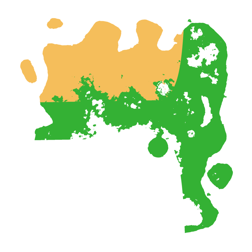 Biome Rust Map: Procedural Map, Size: 3500, Seed: 1396265822