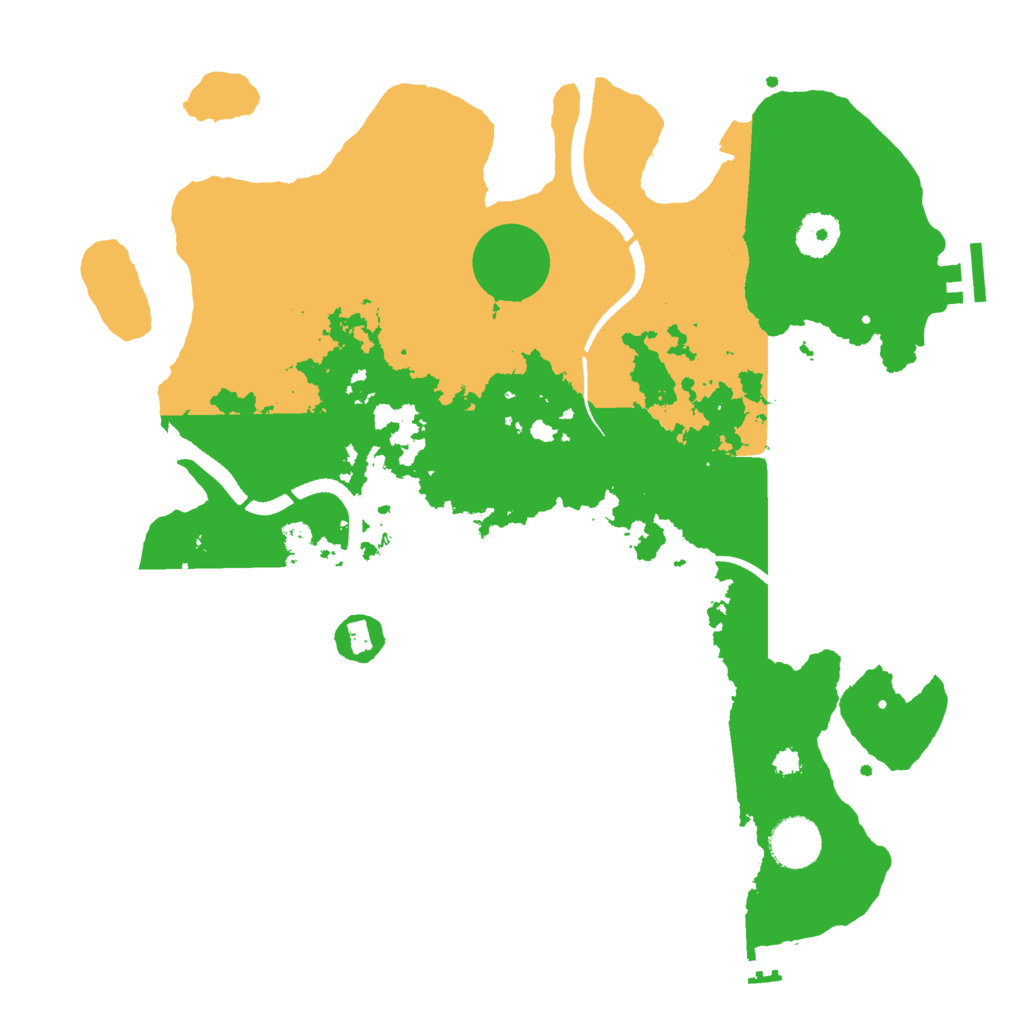 Biome Rust Map: Procedural Map, Size: 3500, Seed: 1396265822