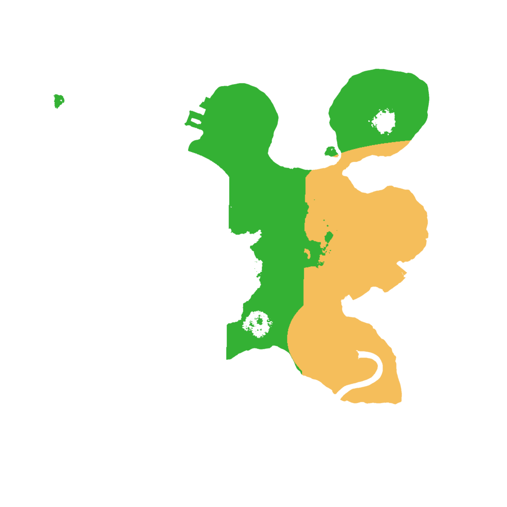 Biome Rust Map: Procedural Map, Size: 2000, Seed: 460043233