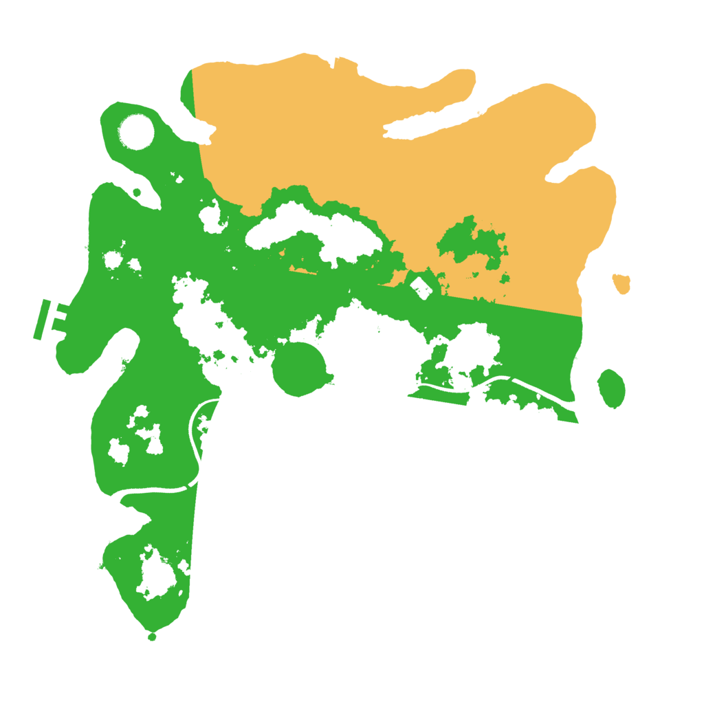 Biome Rust Map: Procedural Map, Size: 3500, Seed: 1565763703