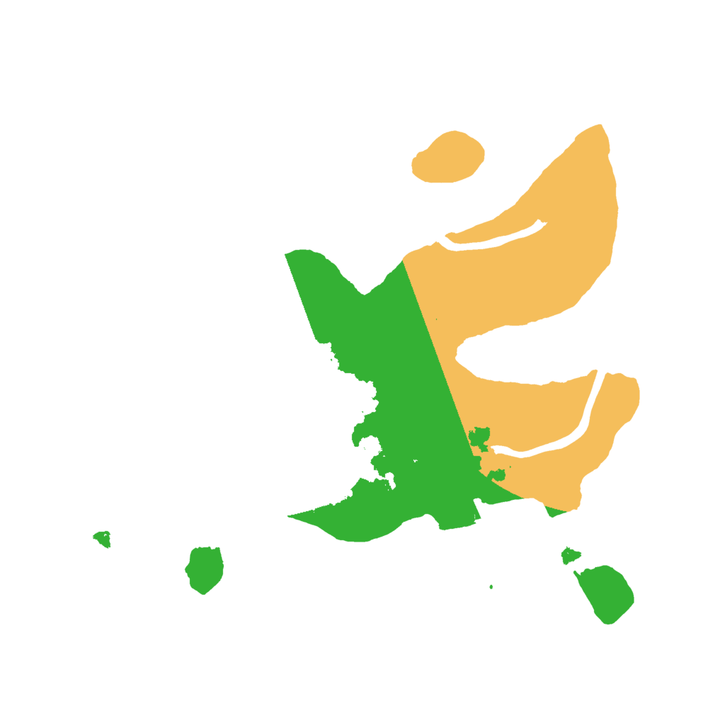 Biome Rust Map: Procedural Map, Size: 2000, Seed: 71441063