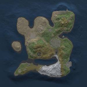 Thumbnail Rust Map: Procedural Map, Size: 2000, Seed: 56415651, 5 Monuments