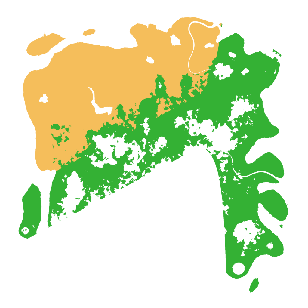 Biome Rust Map: Procedural Map, Size: 4500, Seed: 941838995