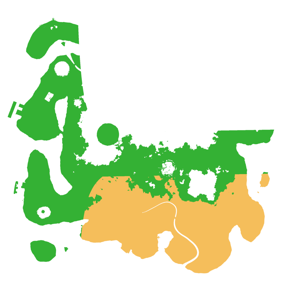Biome Rust Map: Procedural Map, Size: 3500, Seed: 1818346460