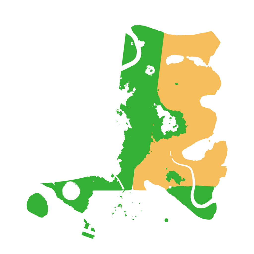 Biome Rust Map: Procedural Map, Size: 2700, Seed: 148617921
