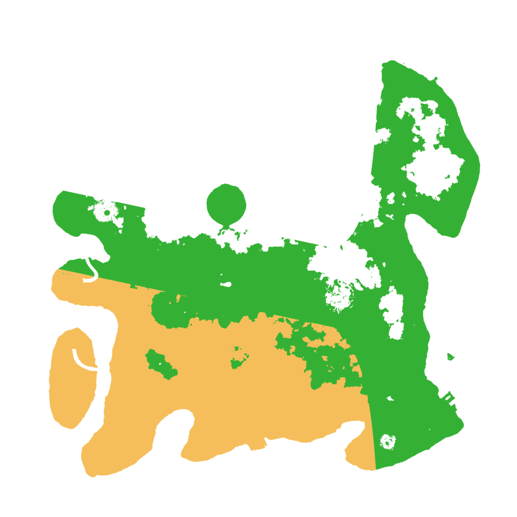 Biome Rust Map: Procedural Map, Size: 3500, Seed: 22181971