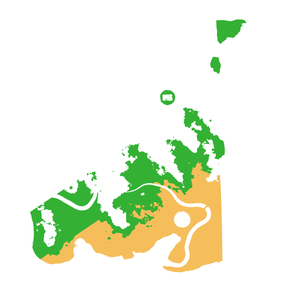 Biome Rust Map: Procedural Map, Size: 3250, Seed: 1158782260