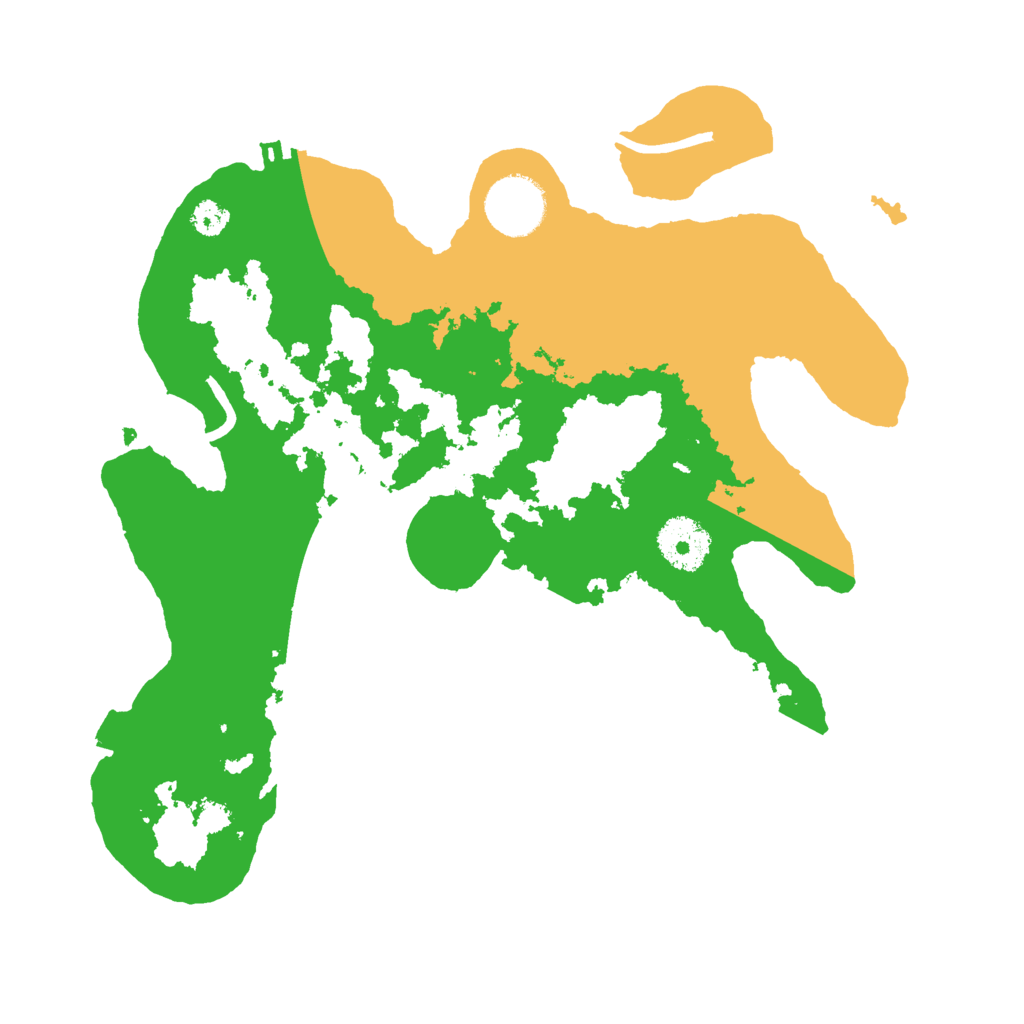 Biome Rust Map: Procedural Map, Size: 3000, Seed: 15384