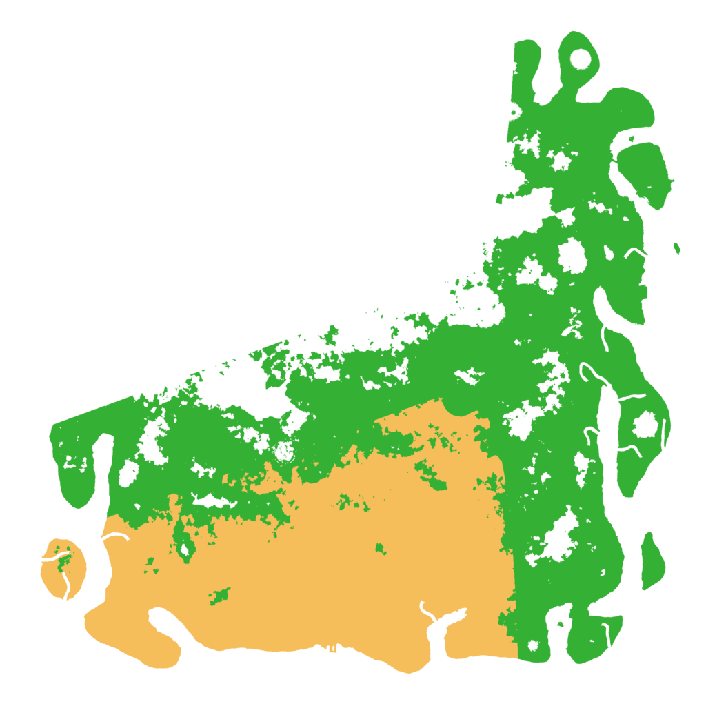 Biome Rust Map: Procedural Map, Size: 6000, Seed: 913268253