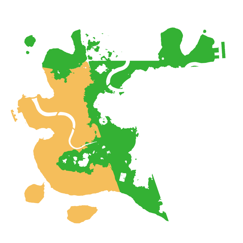 Biome Rust Map: Procedural Map, Size: 3000, Seed: 1730205668
