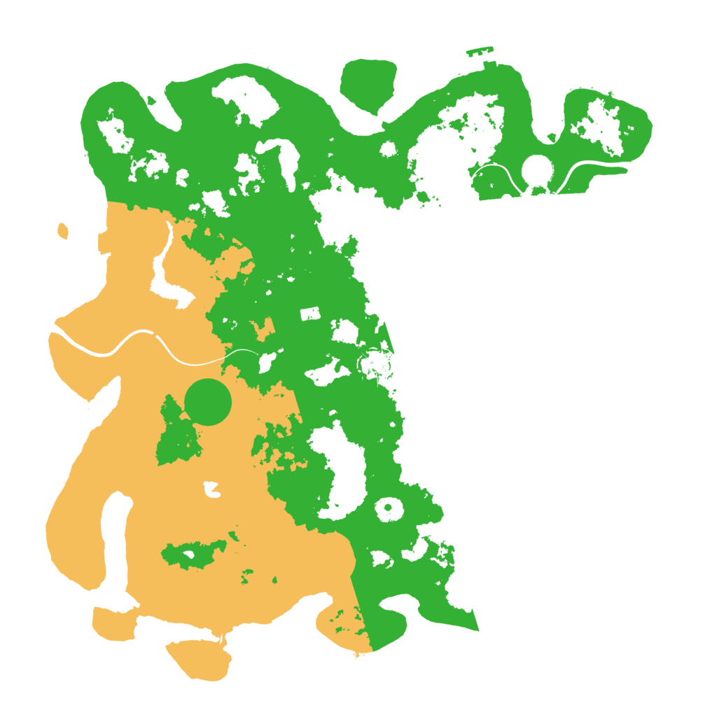 Biome Rust Map: Procedural Map, Size: 4000, Seed: 130875929