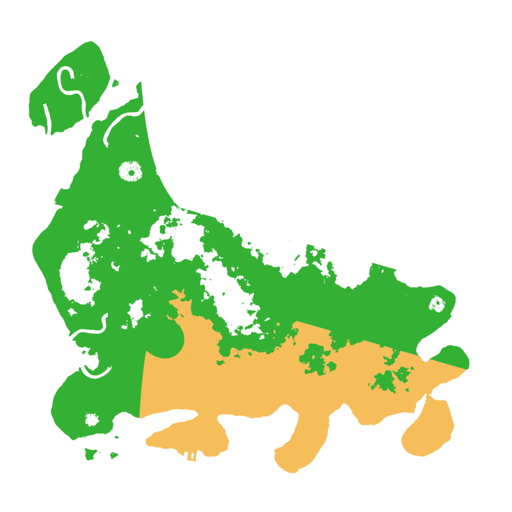 Biome Rust Map: Procedural Map, Size: 3500, Seed: 387186047