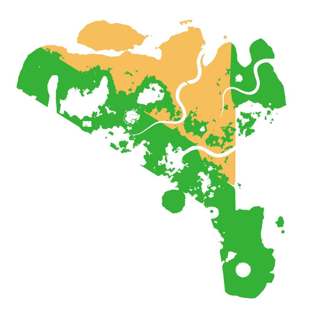 Biome Rust Map: Procedural Map, Size: 3750, Seed: 809861