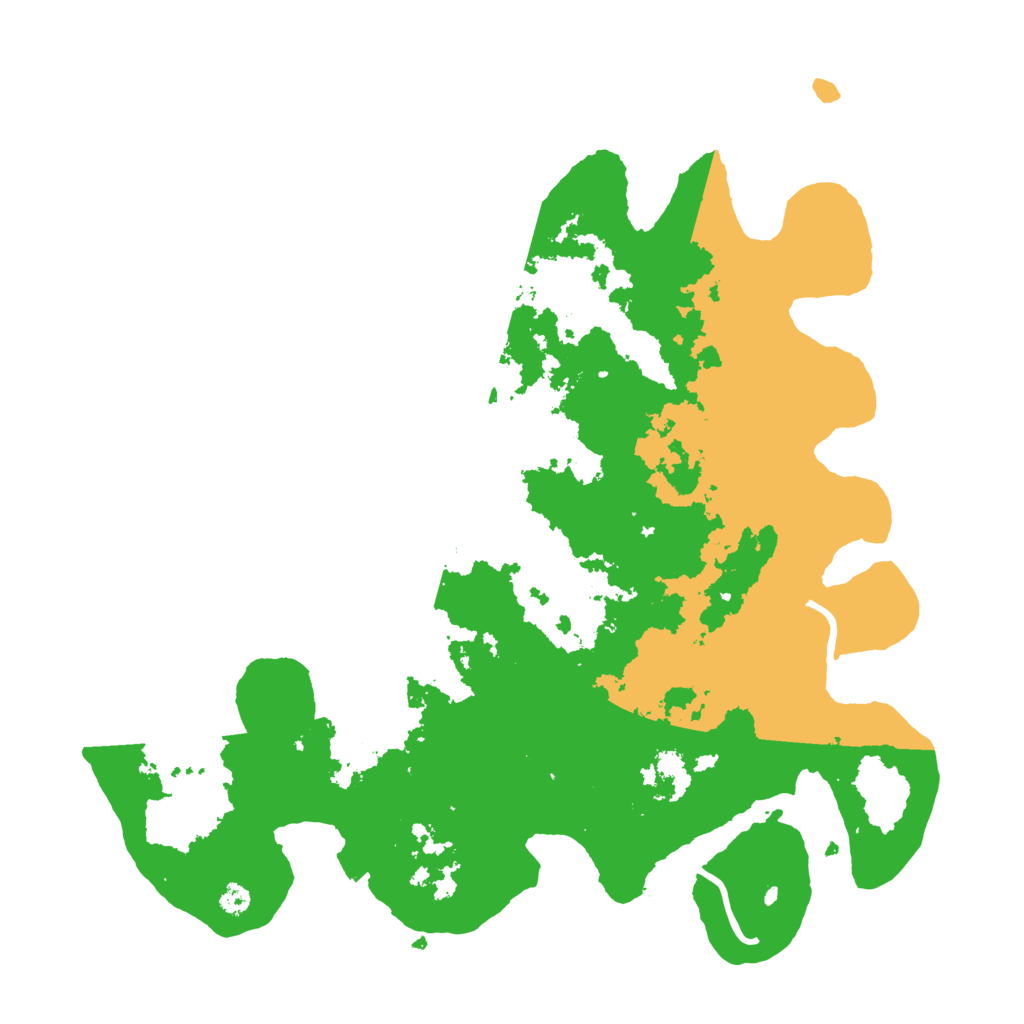 Biome Rust Map: Procedural Map, Size: 3500, Seed: 1466857170