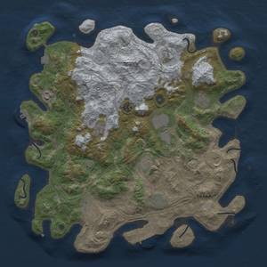 Thumbnail Rust Map: Procedural Map, Size: 4250, Seed: 91654163, 19 Monuments