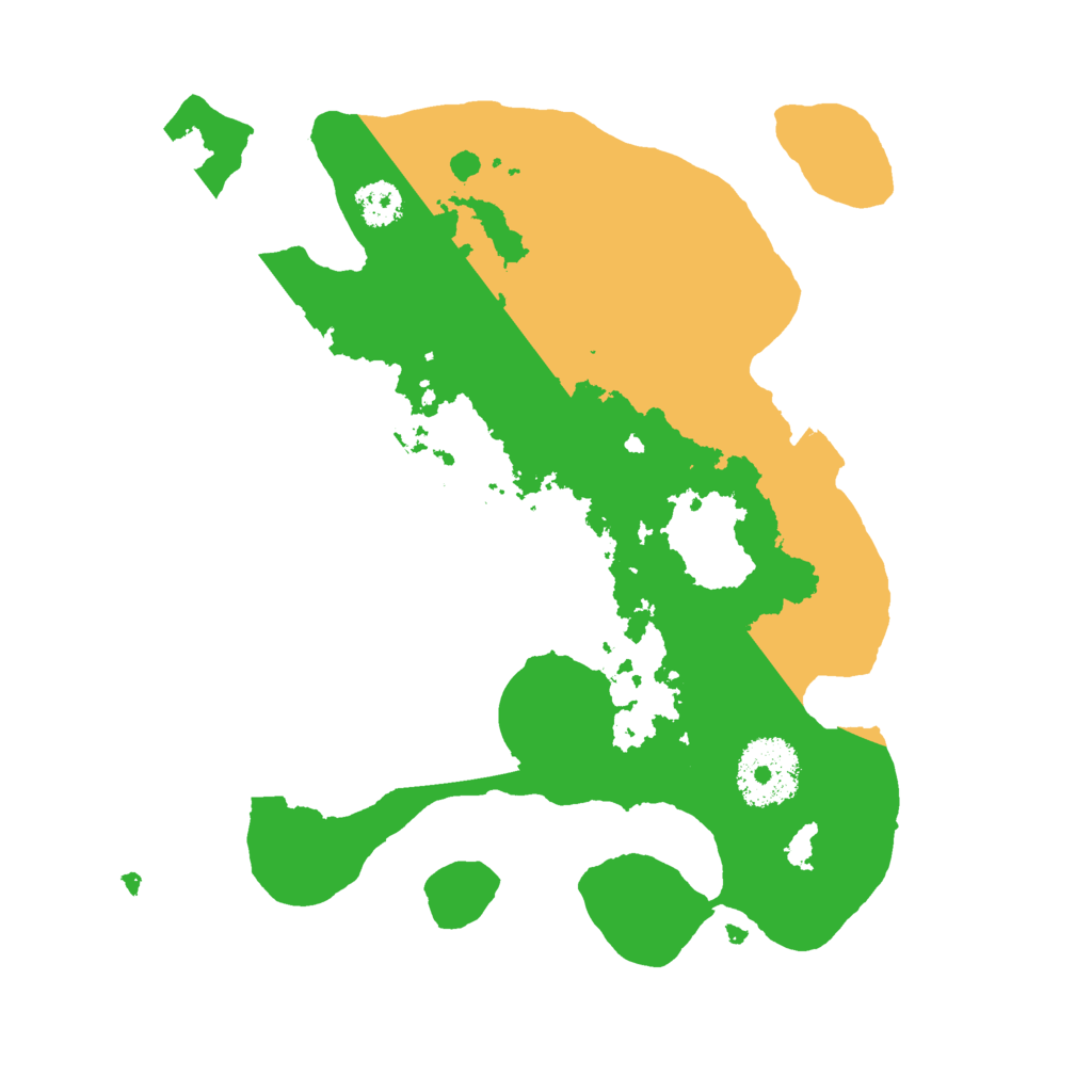 Biome Rust Map: Procedural Map, Size: 2500, Seed: 672117308