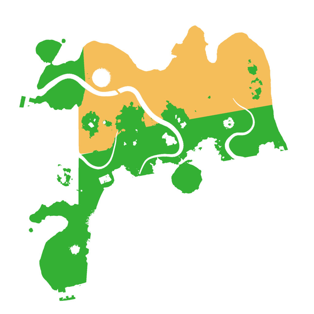 Biome Rust Map: Procedural Map, Size: 3000, Seed: 1906247