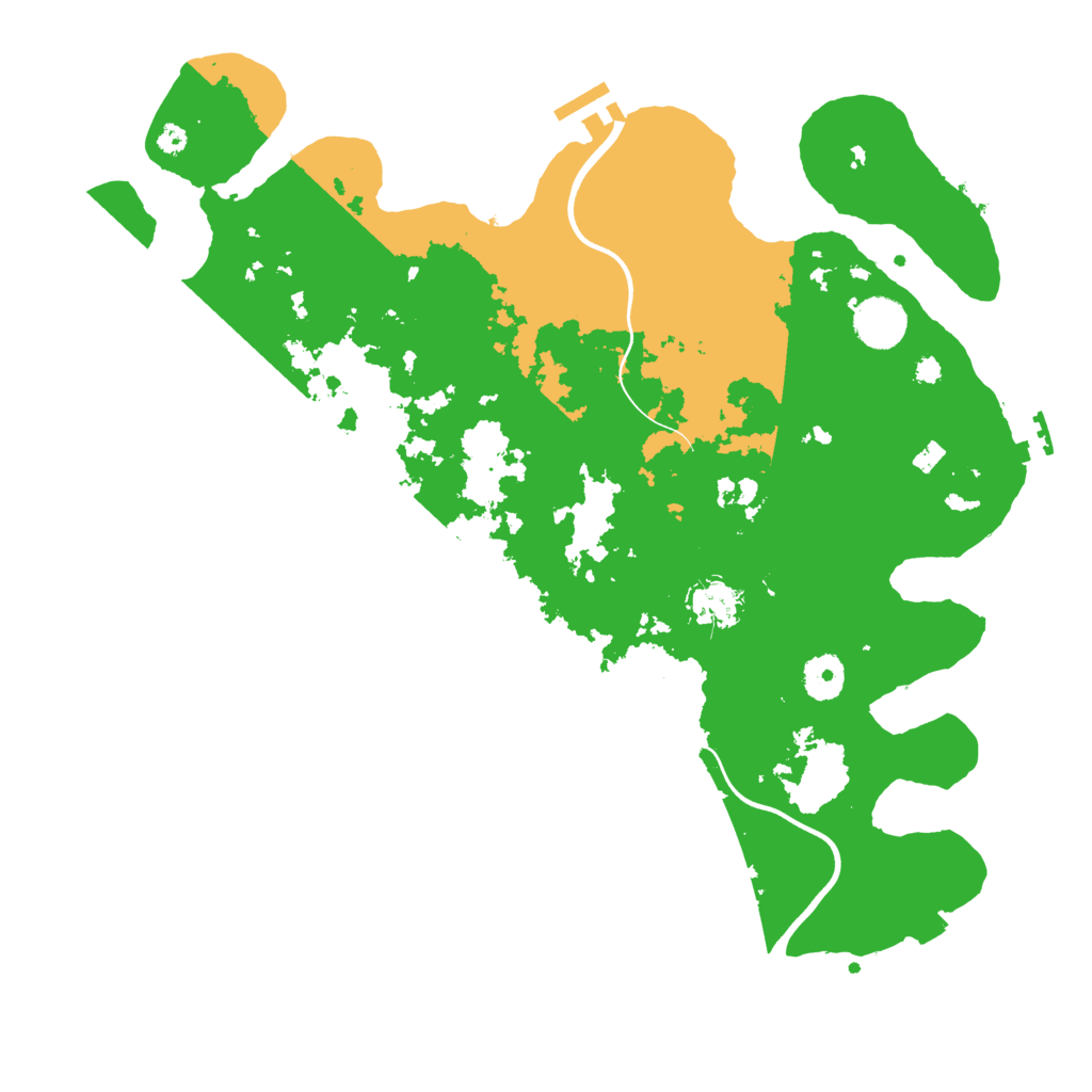 Biome Rust Map: Procedural Map, Size: 3750, Seed: 165