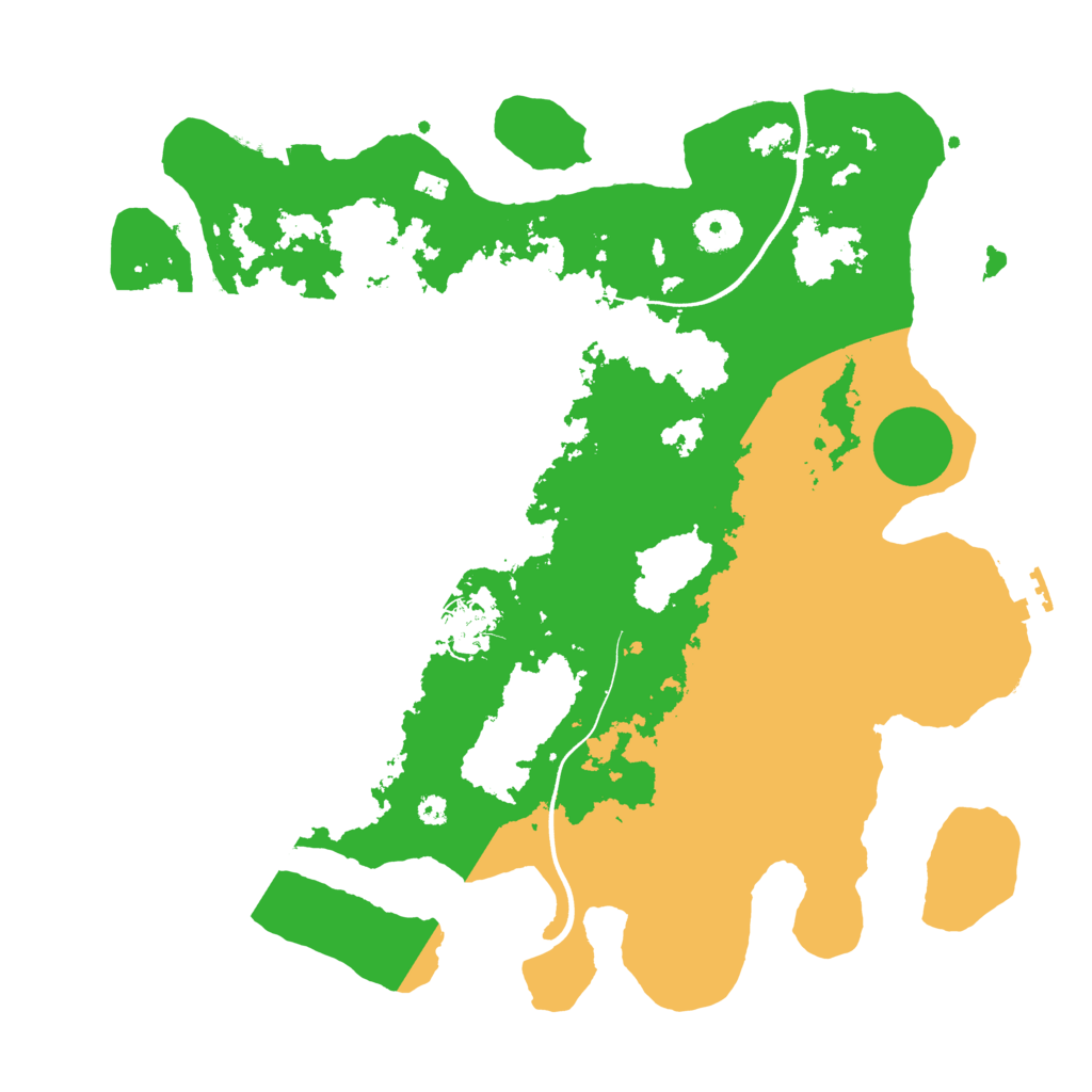 Biome Rust Map: Procedural Map, Size: 3650, Seed: 65862079