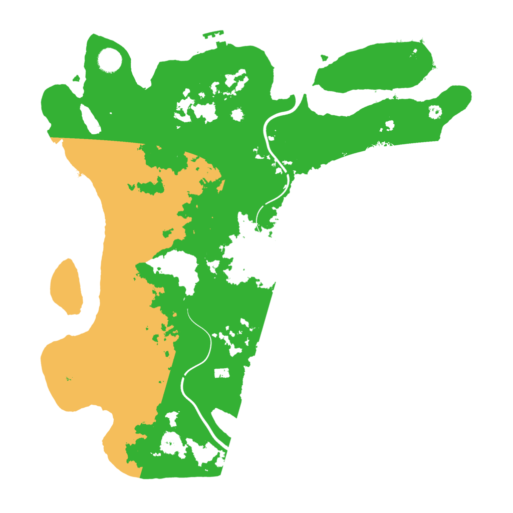 Biome Rust Map: Procedural Map, Size: 3720, Seed: 778659697