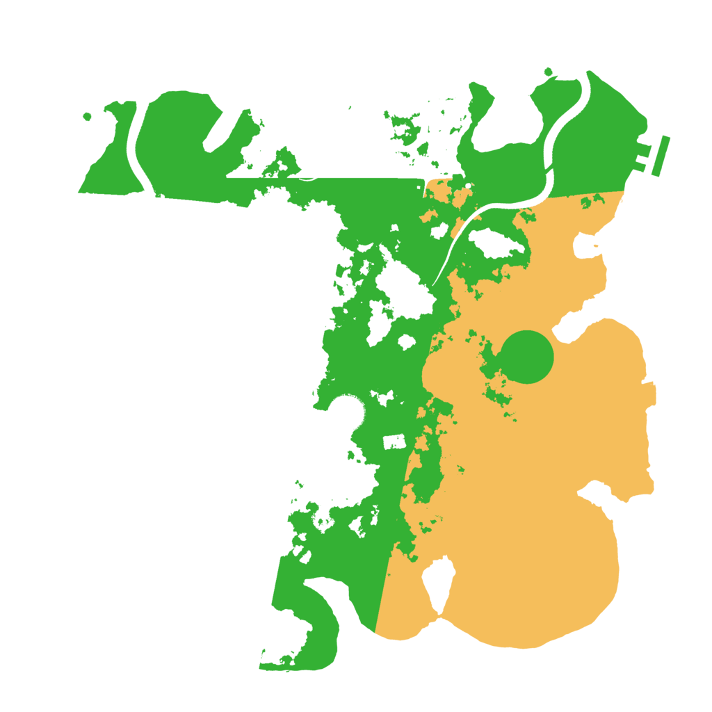 Biome Rust Map: Procedural Map, Size: 3500, Seed: 1288327898