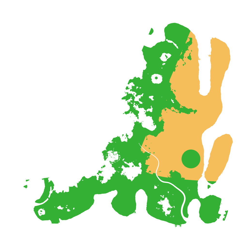 Biome Rust Map: Procedural Map, Size: 3500, Seed: 1864209090
