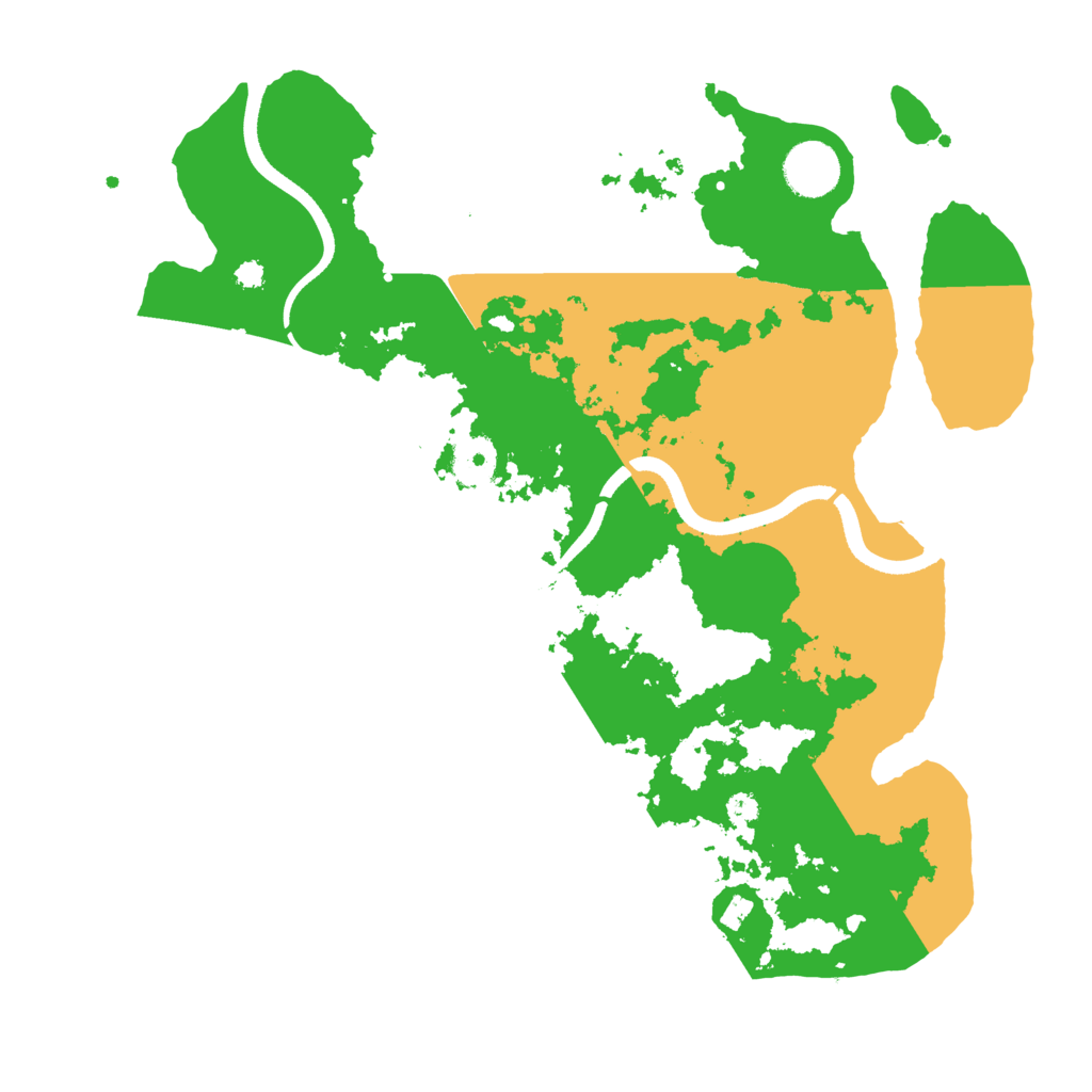 Biome Rust Map: Procedural Map, Size: 3500, Seed: 721465717