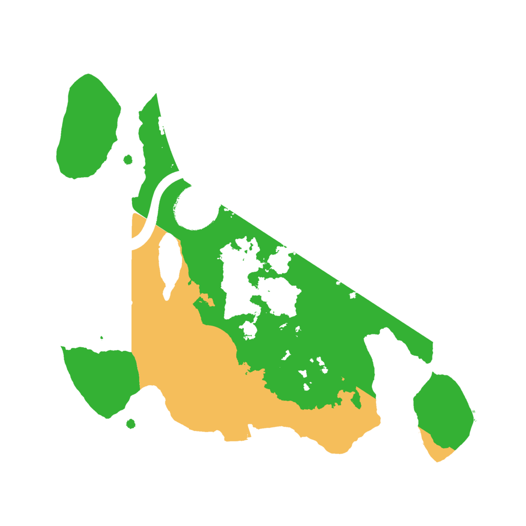 Biome Rust Map: Procedural Map, Size: 2300, Seed: 38123