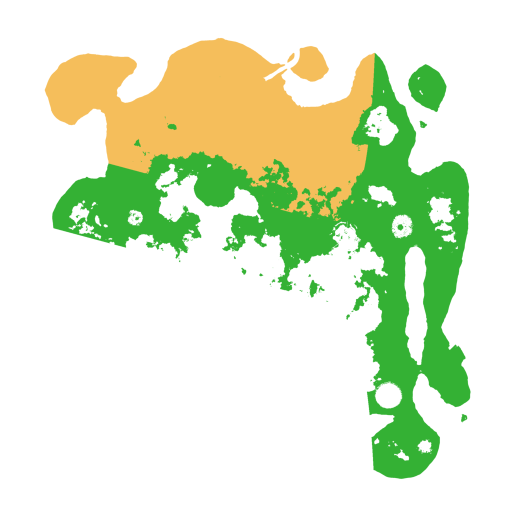 Biome Rust Map: Procedural Map, Size: 3500, Seed: 409779107