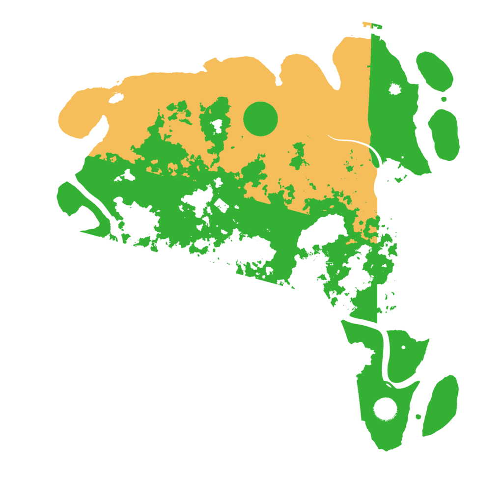 Biome Rust Map: Procedural Map, Size: 3850, Seed: 37292178