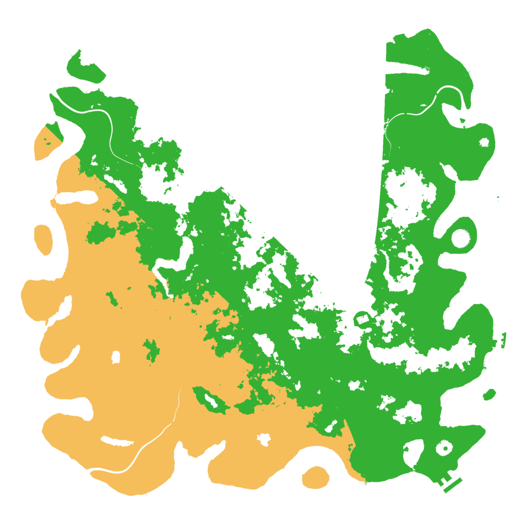 Biome Rust Map: Procedural Map, Size: 5000, Seed: 782760844