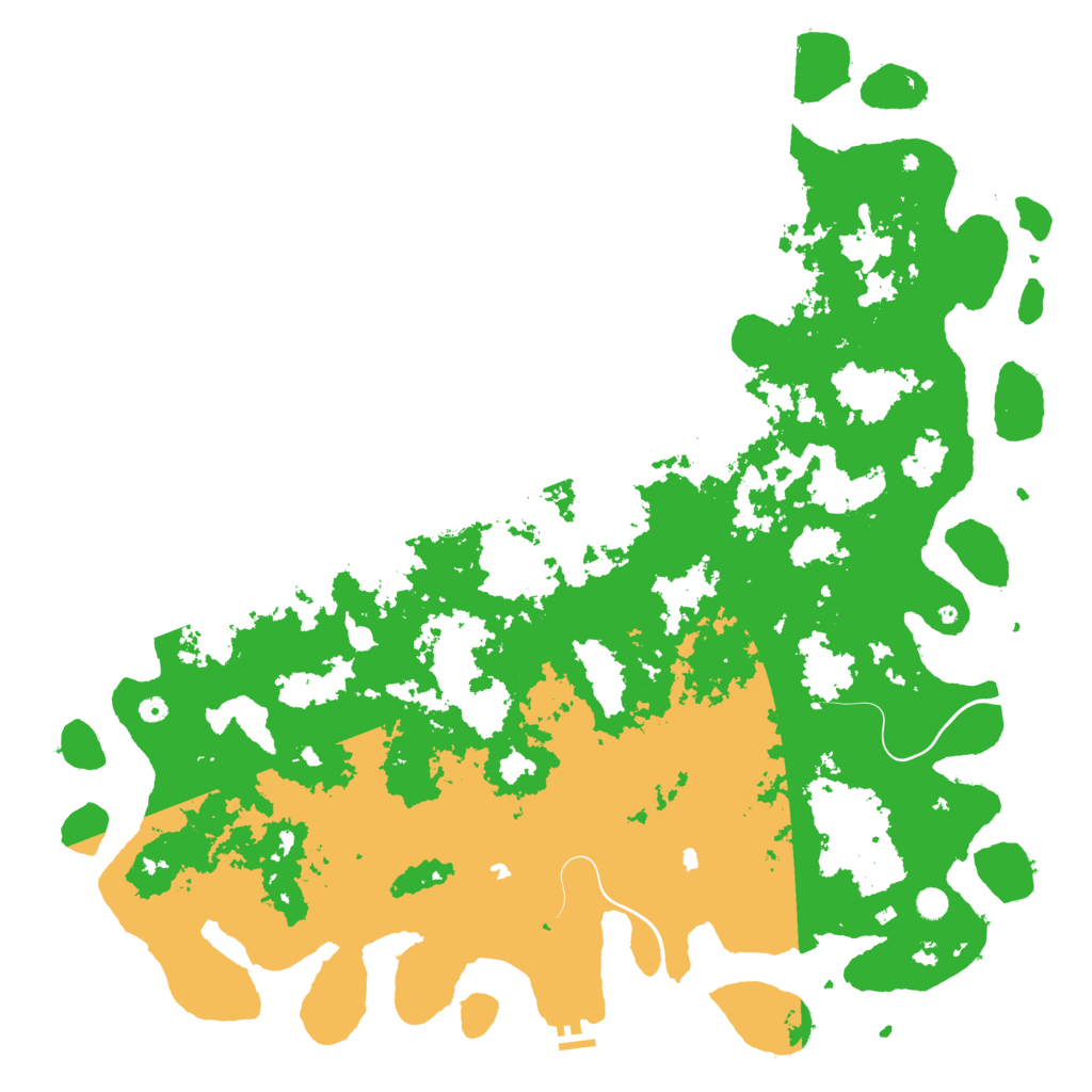Biome Rust Map: Procedural Map, Size: 6000, Seed: 525698012