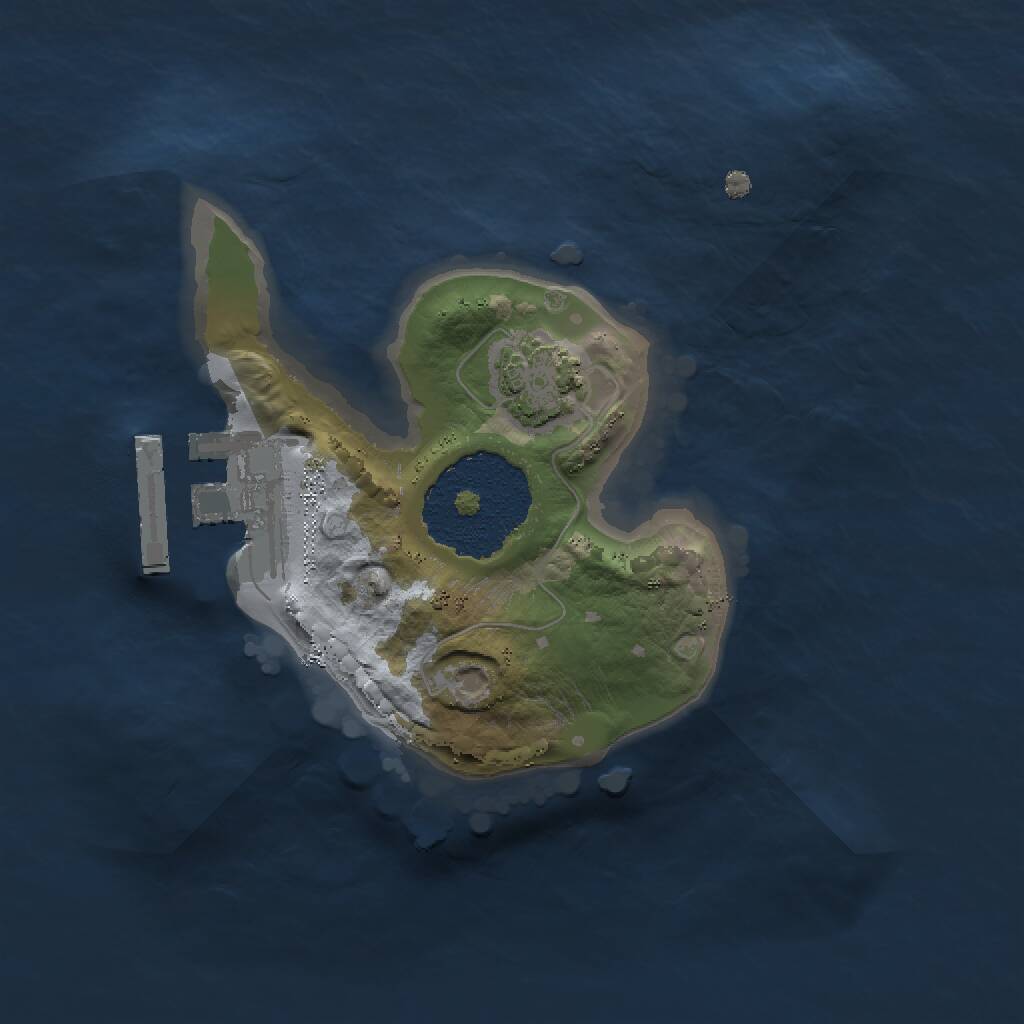 Rust Map: Procedural Map, Size: 1500, Seed: 800942673, 3 Monuments