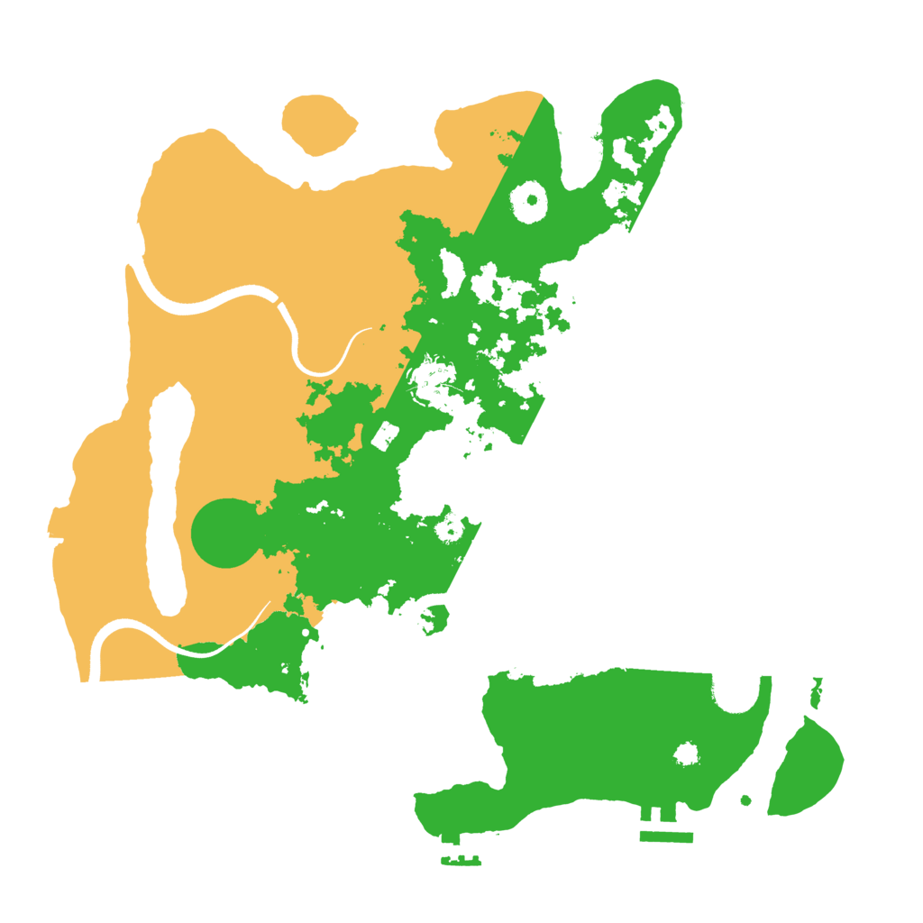 Biome Rust Map: Procedural Map, Size: 3500, Seed: 1476449655