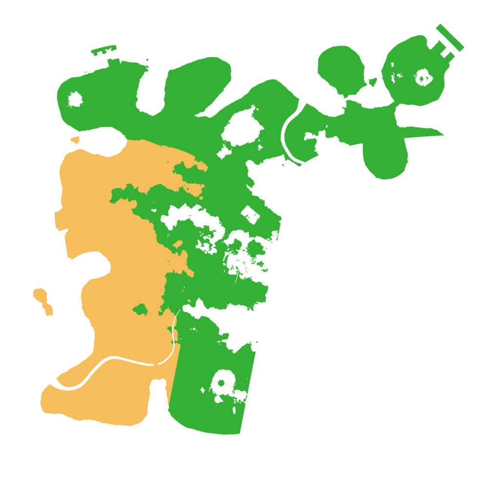 Biome Rust Map: Procedural Map, Size: 3000, Seed: 1058263