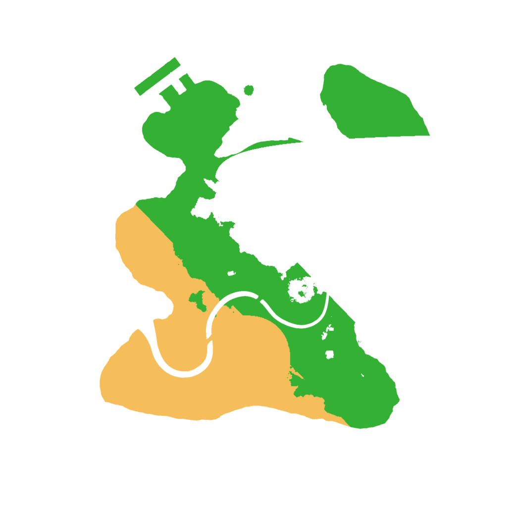 Biome Rust Map: Procedural Map, Size: 2000, Seed: 465744