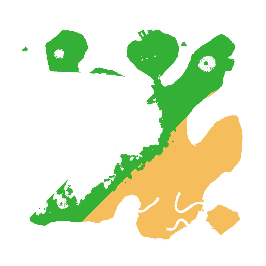 Biome Rust Map: Procedural Map, Size: 2500, Seed: 2069706969