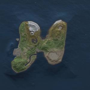 Thumbnail Rust Map: Procedural Map, Size: 1500, Seed: 1939487901, 3 Monuments