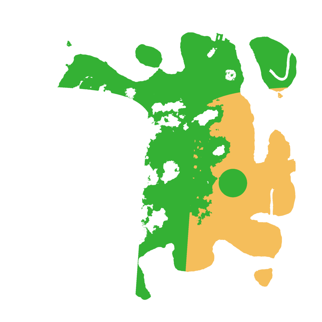 Biome Rust Map: Procedural Map, Size: 3000, Seed: 1159865